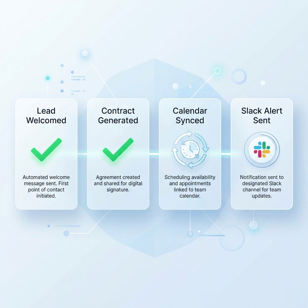 Automated customer onboarding checklist workflow visualization