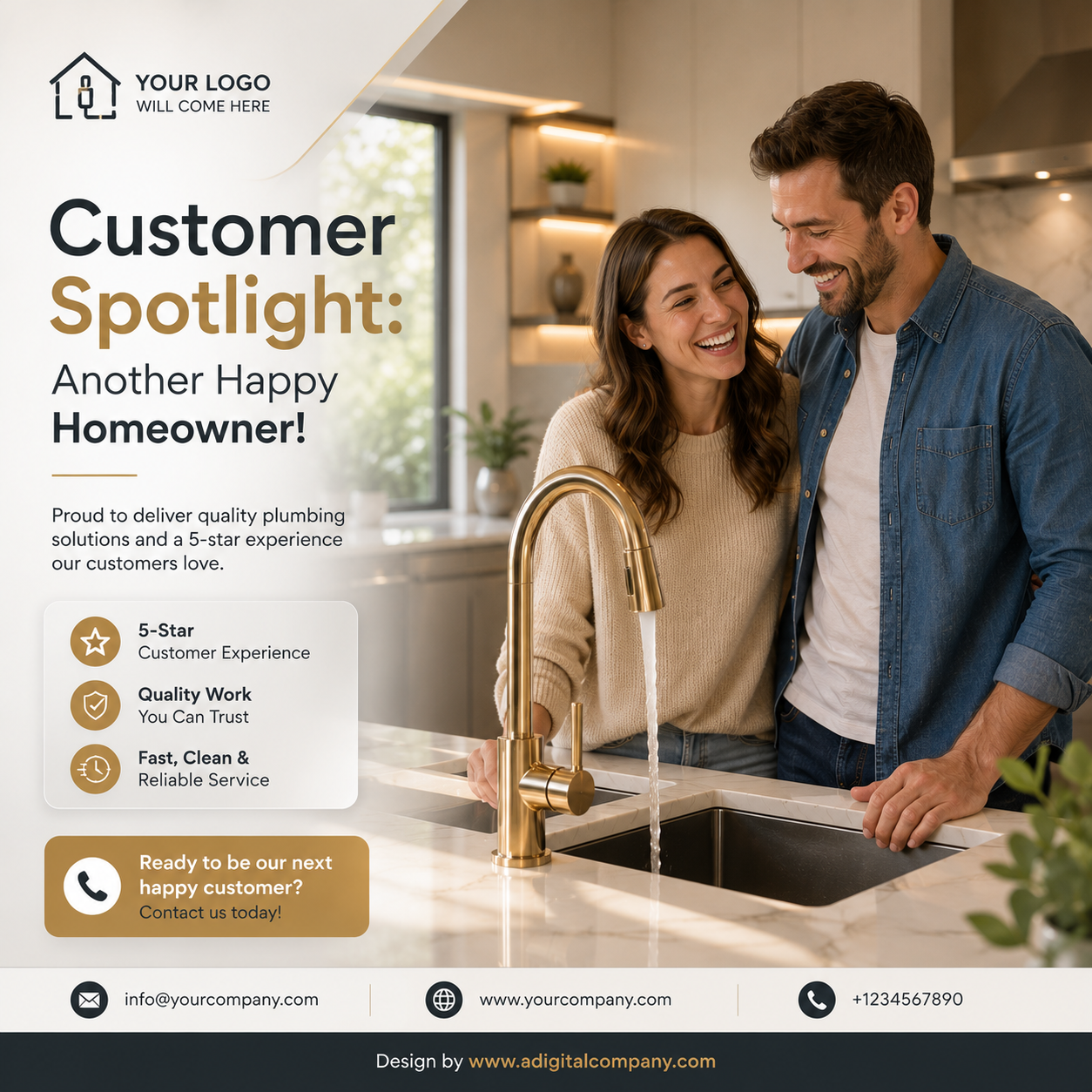 Commercial Plumbing social media design — Plumbing — A Digital Company