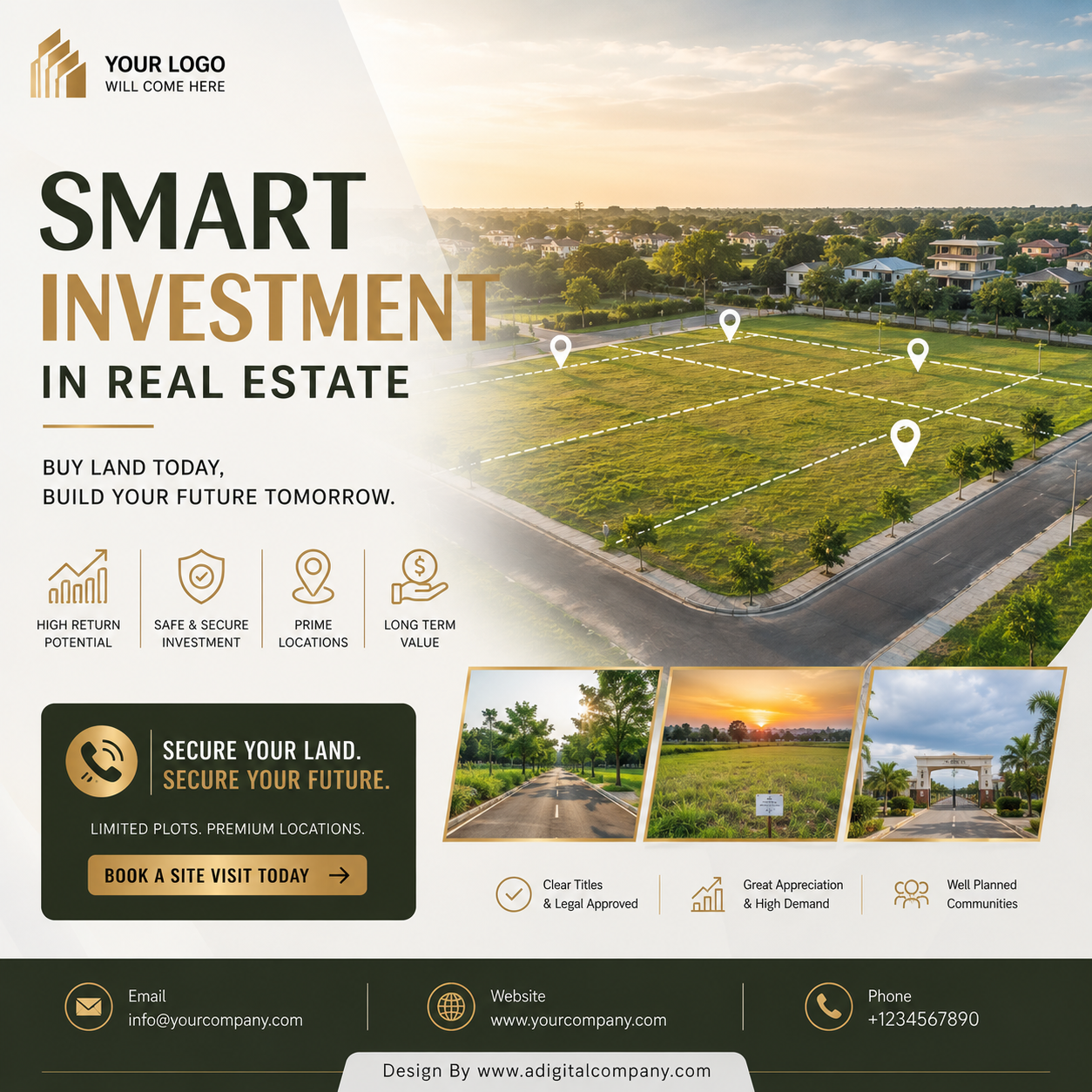 Off-Plan Properties social media design — Real Estate &amp; Construction — A Digital Company
