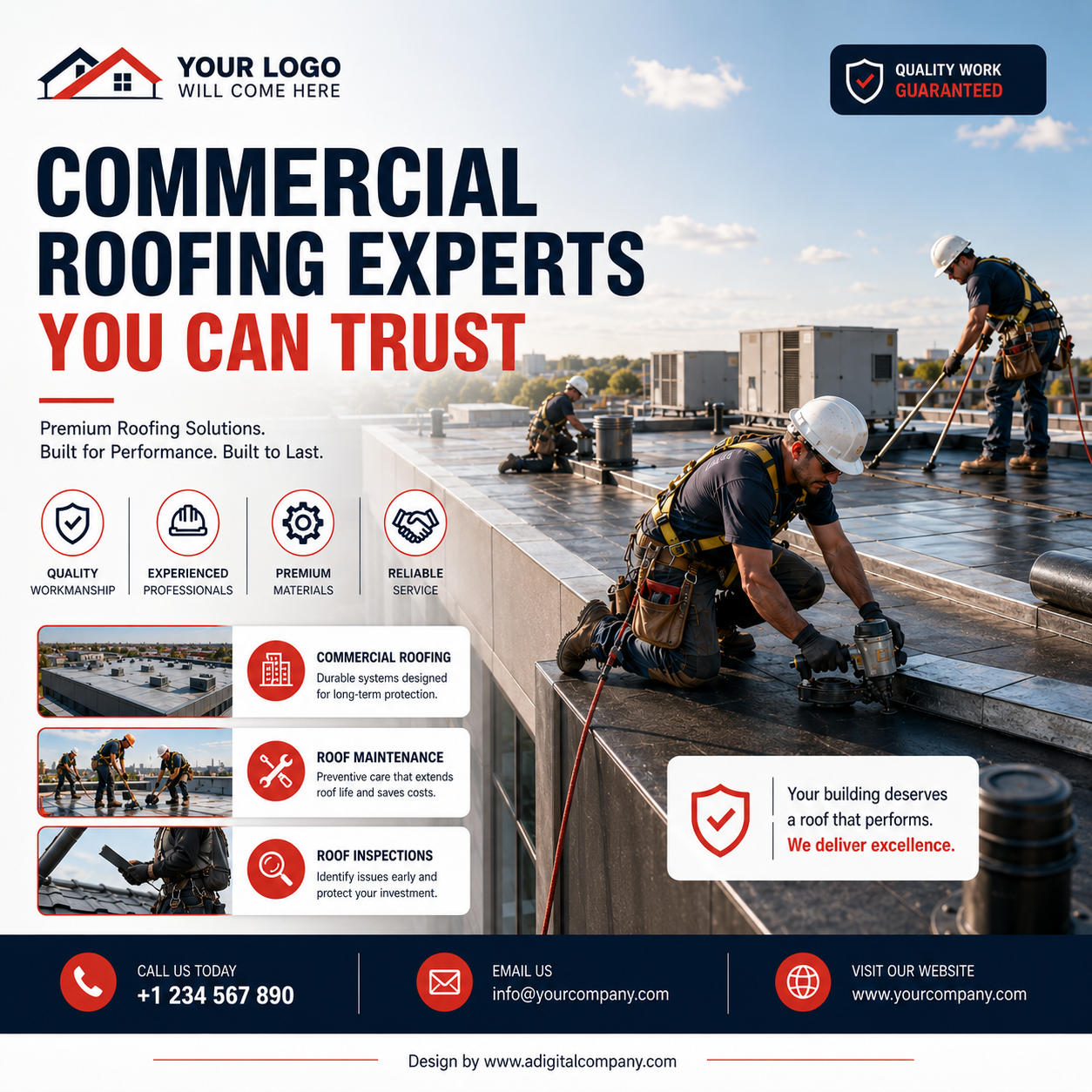 Roofing social media post design 08 — A Digital Company