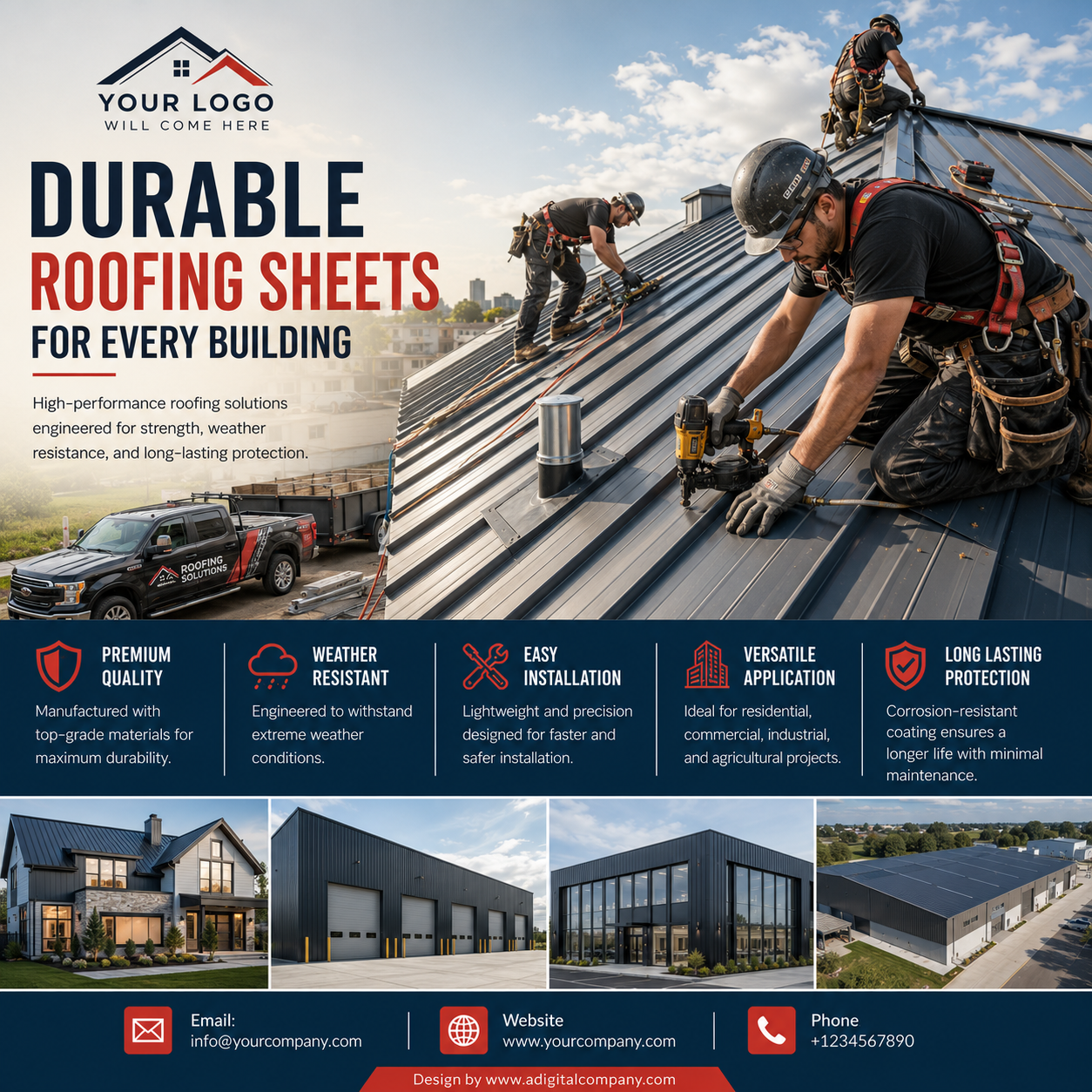 Roofing social media post design 11 — A Digital Company