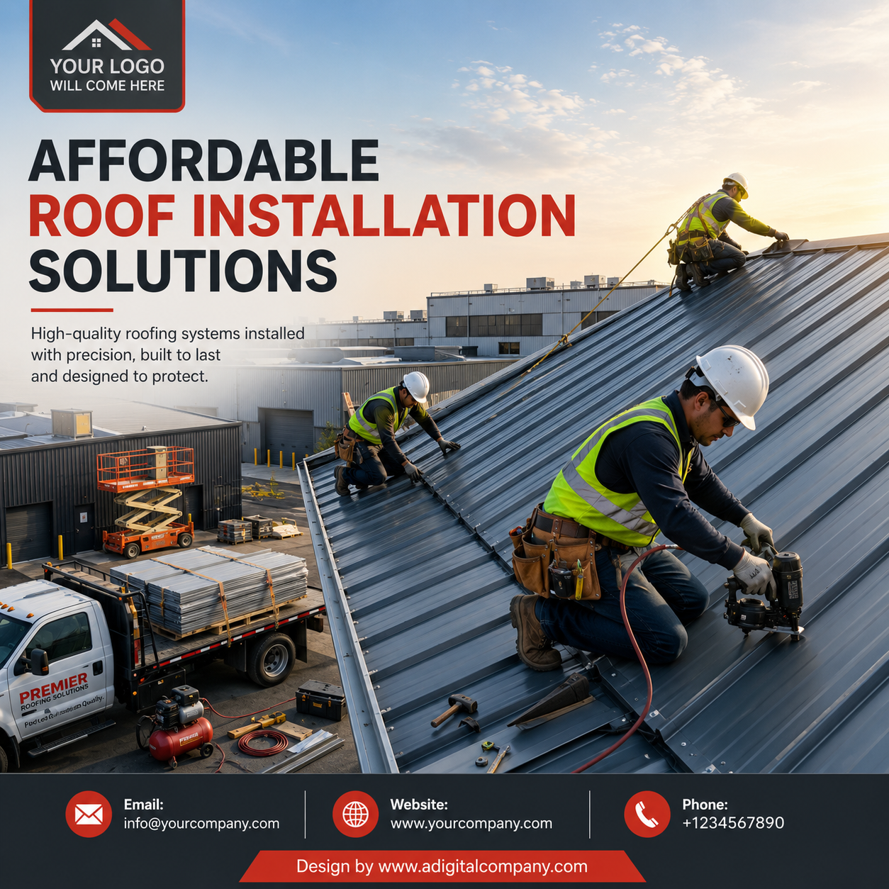 Roofing social media post design 14 — A Digital Company