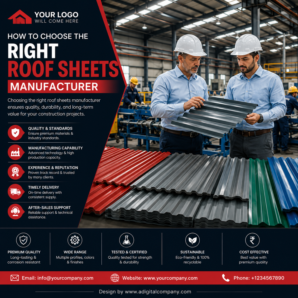 Roofing social media post design 19 — A Digital Company