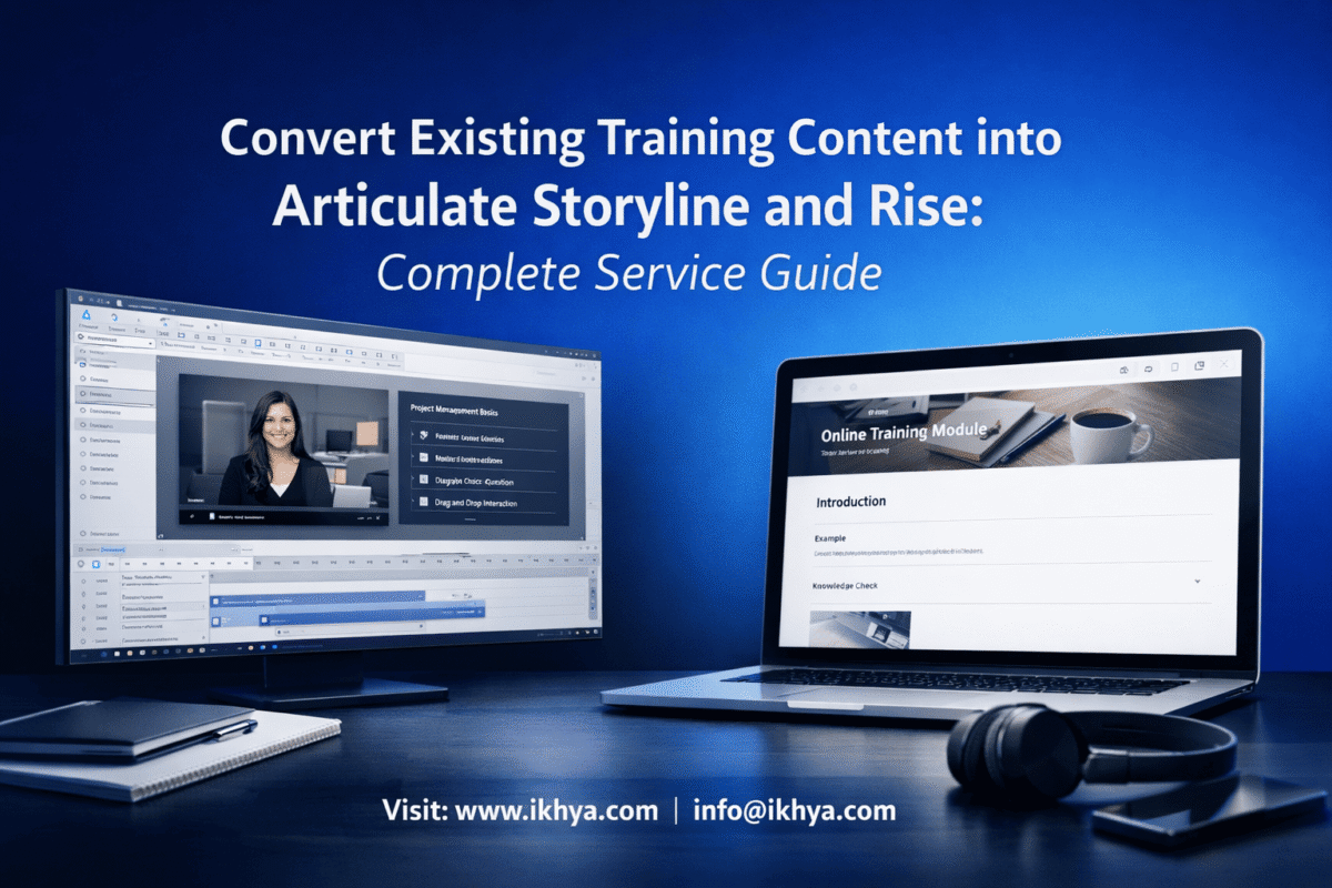 Convert Existing Training Content into Articulate Storyline and Rise