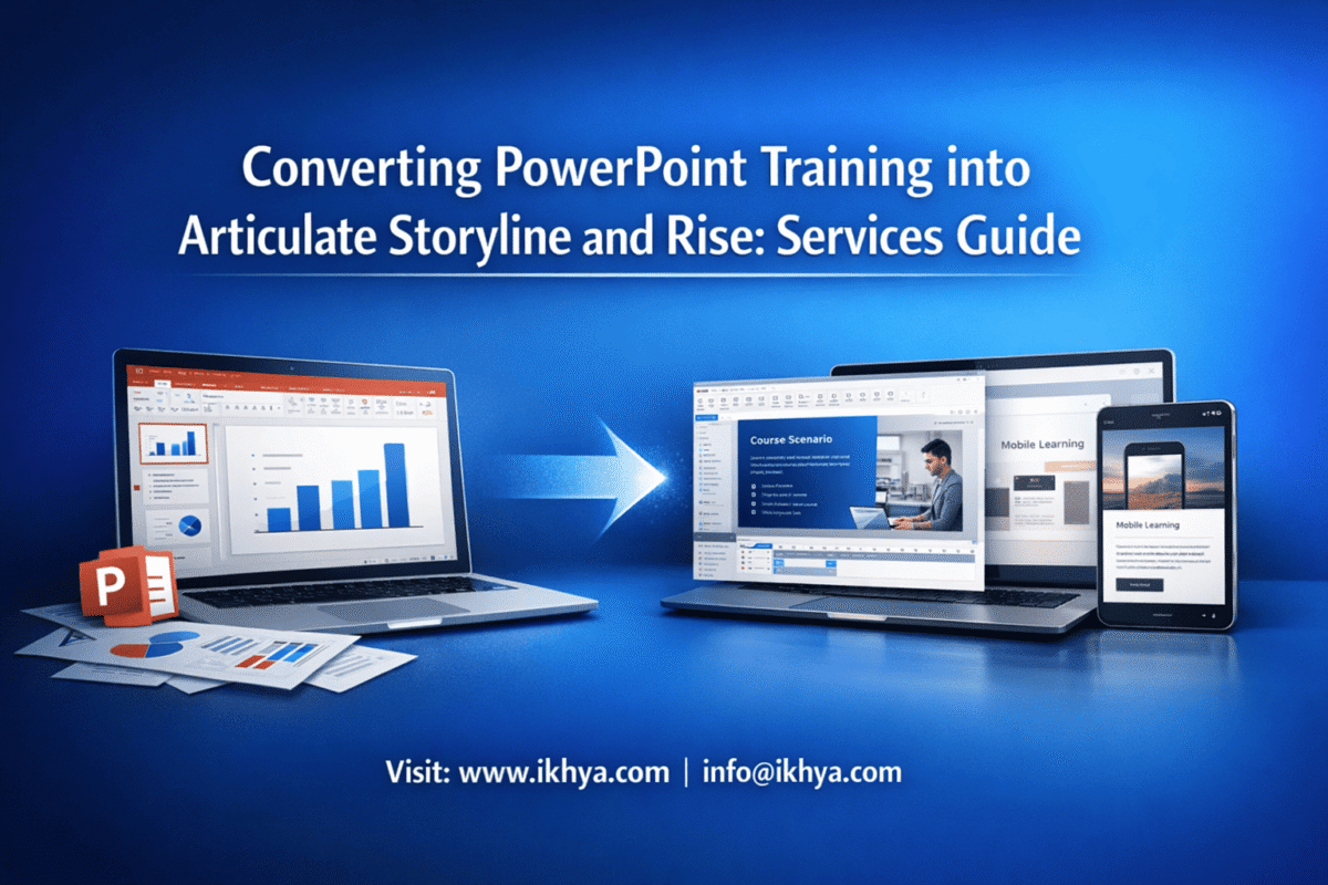 Converting PowerPoint Training into Articulate Storyline and Rise Services Guide