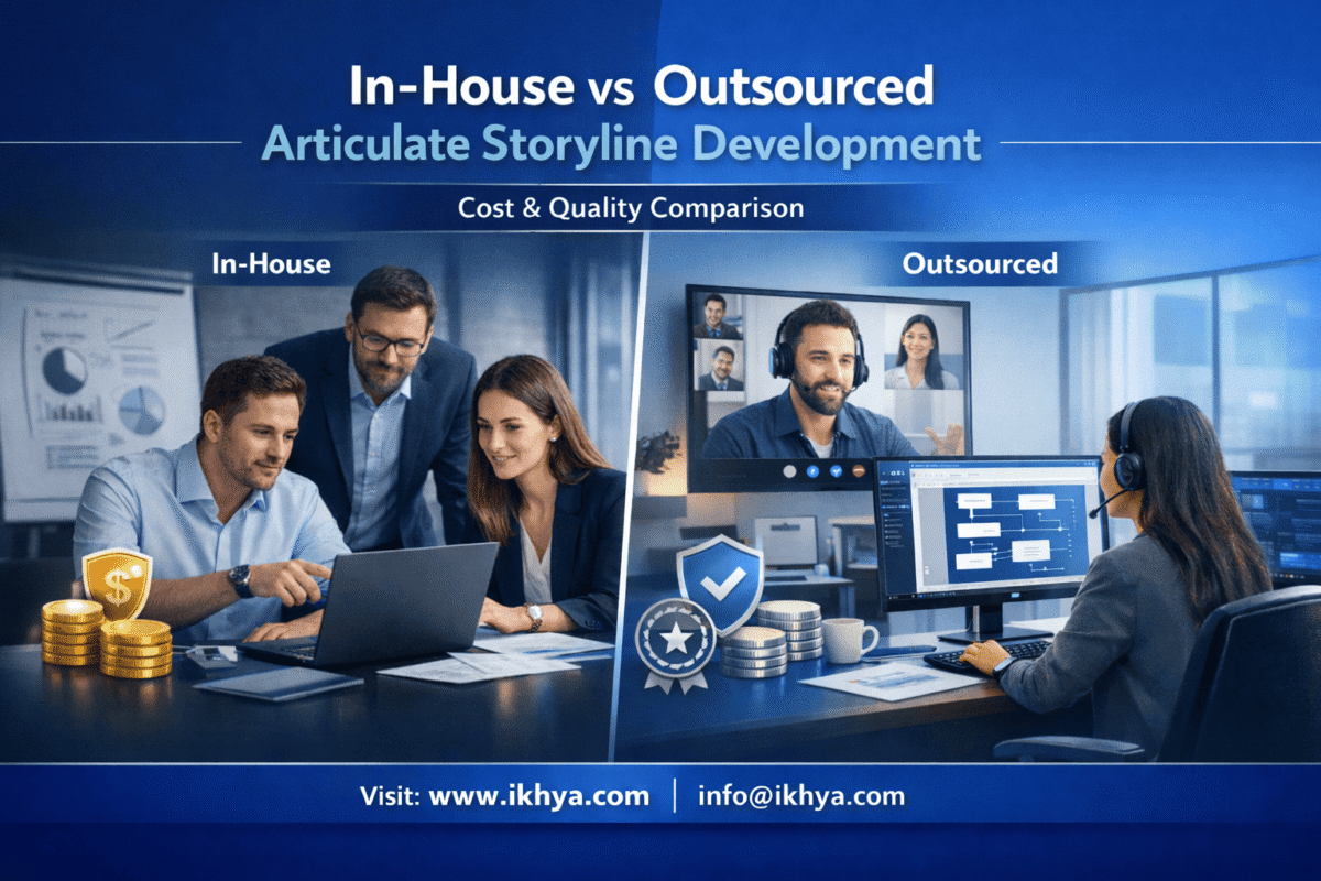In-House vs Outsourced Articulate Storyline Development Cost and Quality Comparison