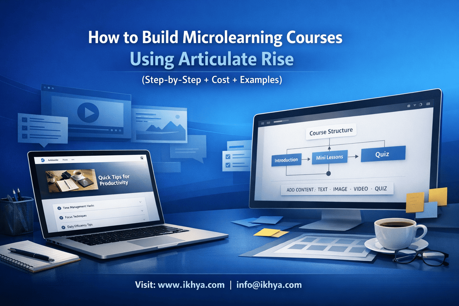 How to Build Microlearning Courses Using Articulate Rise (Step-by-Step + Cost + Examples)