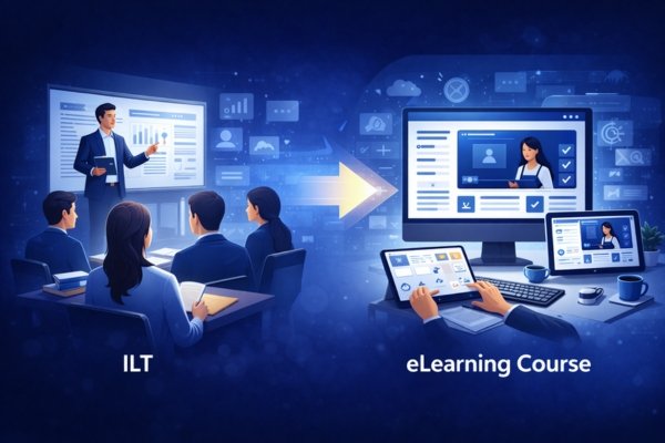 ILT to eLearning Course Conversion Services